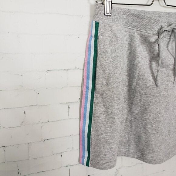 Hello Kitty By Sanrio Gray Mini Sweat Skirt Fleece Size M NEW Drawstring Waist - Picture 3 of 6